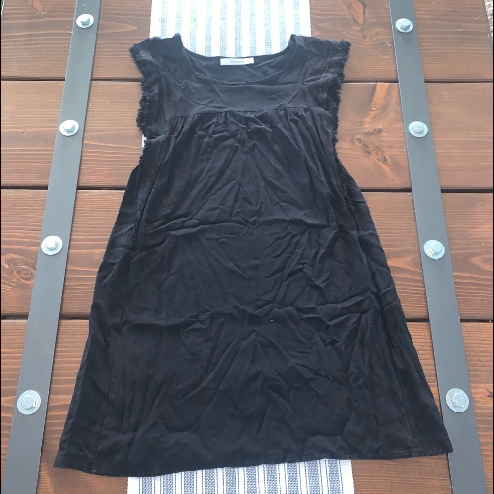 Black flowy boutique cocktail dress